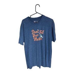 Don't Tell Your Mother The Dad Extra Large (XL) T-Shirt Navy